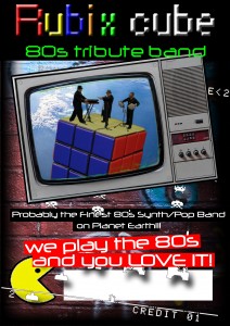 80s tribute band poster